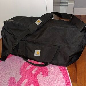 Carhartt Black Duffel Bag Durable Canvas